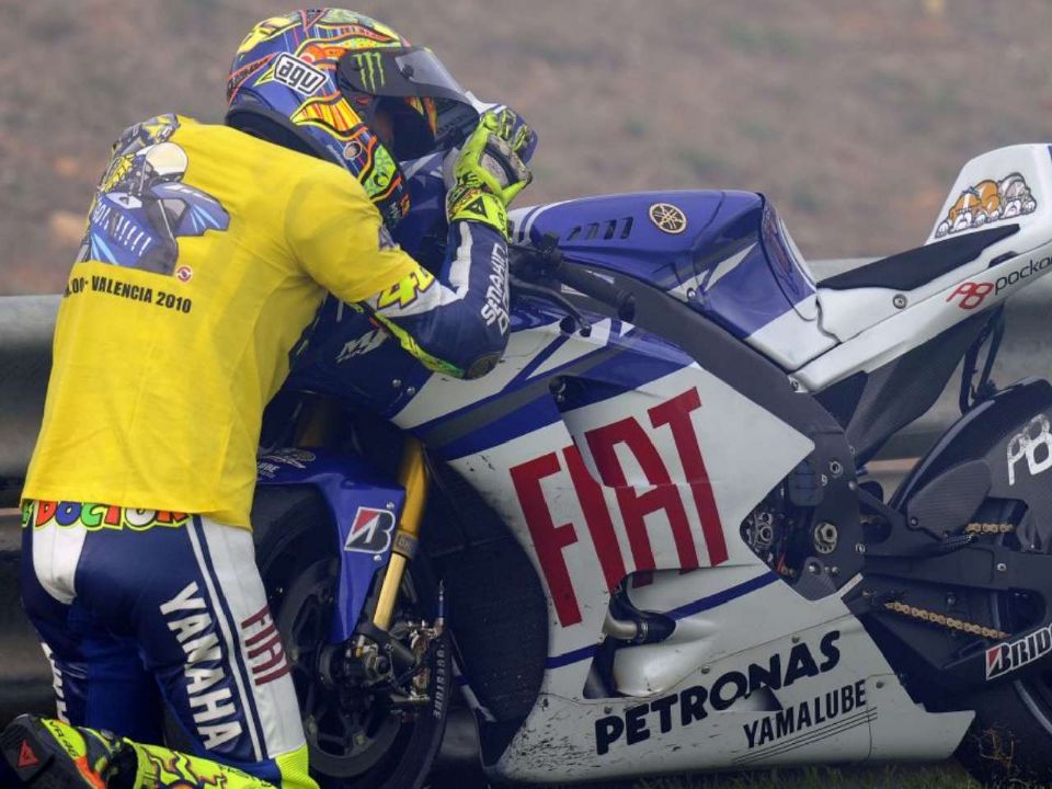 Valentino Rossi com a Yamaha na MotoGP
